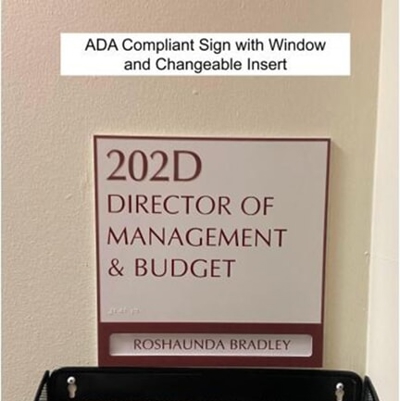 ADA Signs Photo